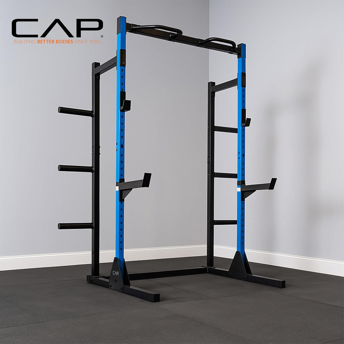 Barbell Power Rack with Pull up Bar & Attachments - Multiple Colors
