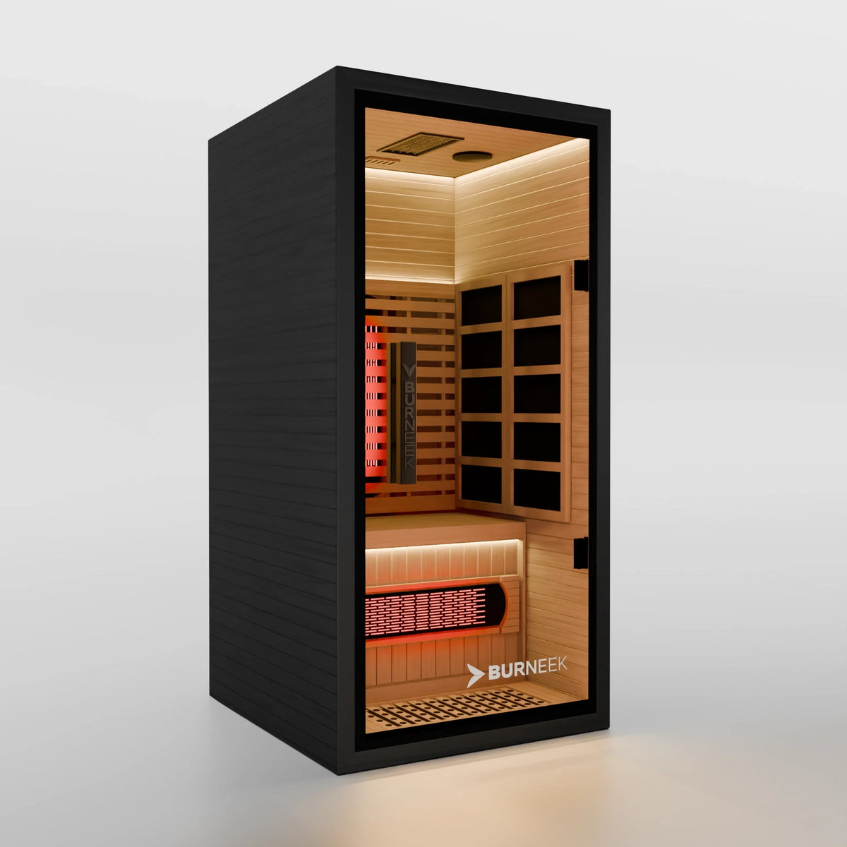 Burneek® Onyxeek: 1-Person Full-Spectrum Quartz Infrared Sauna