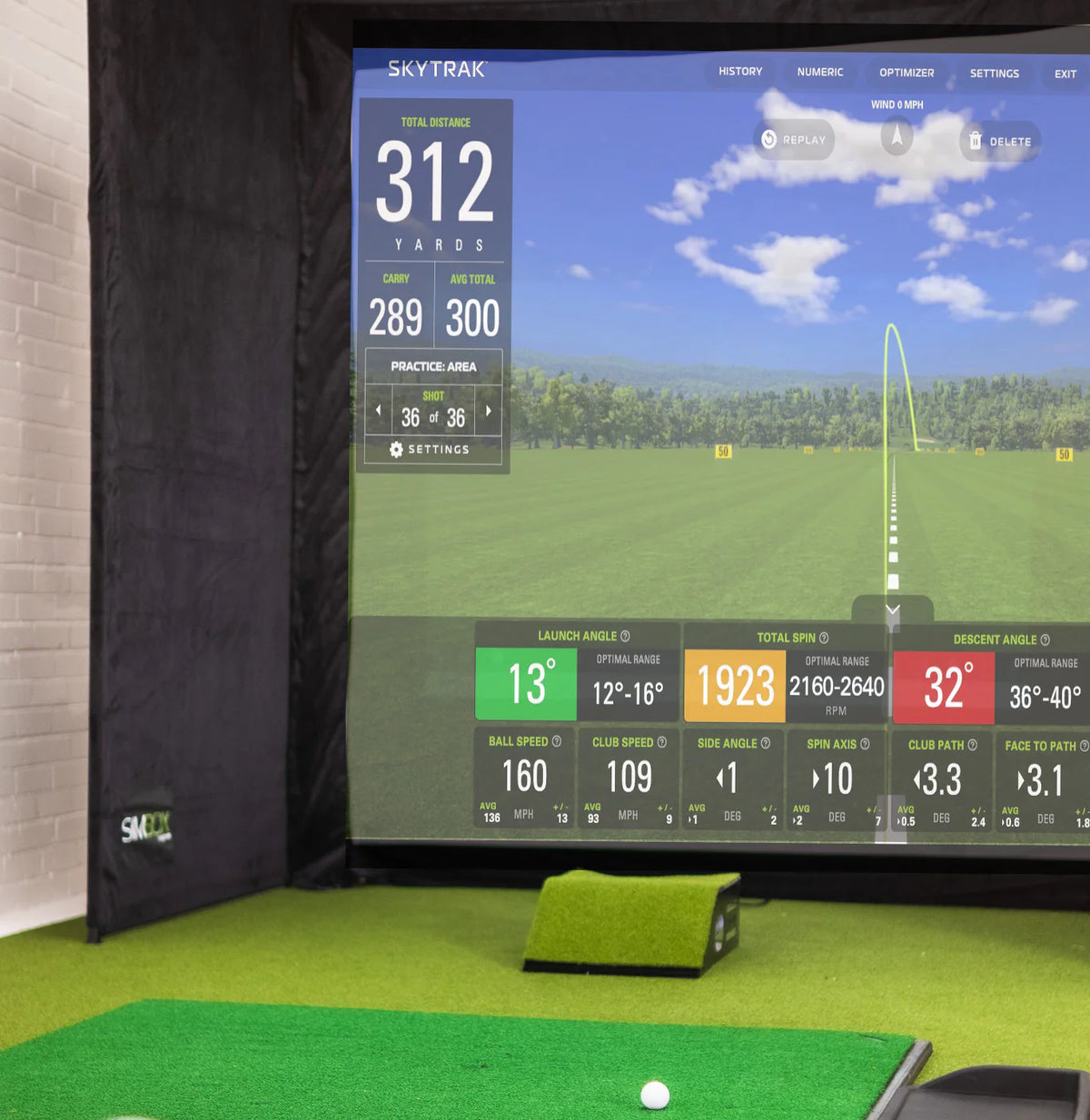 Simbox Golf Simulator Enclosure - 7 Sizes Available