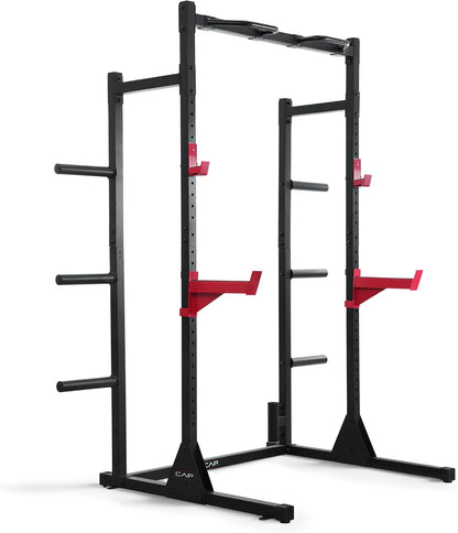 Barbell Power Rack with Pull up Bar & Attachments - Multiple Colors