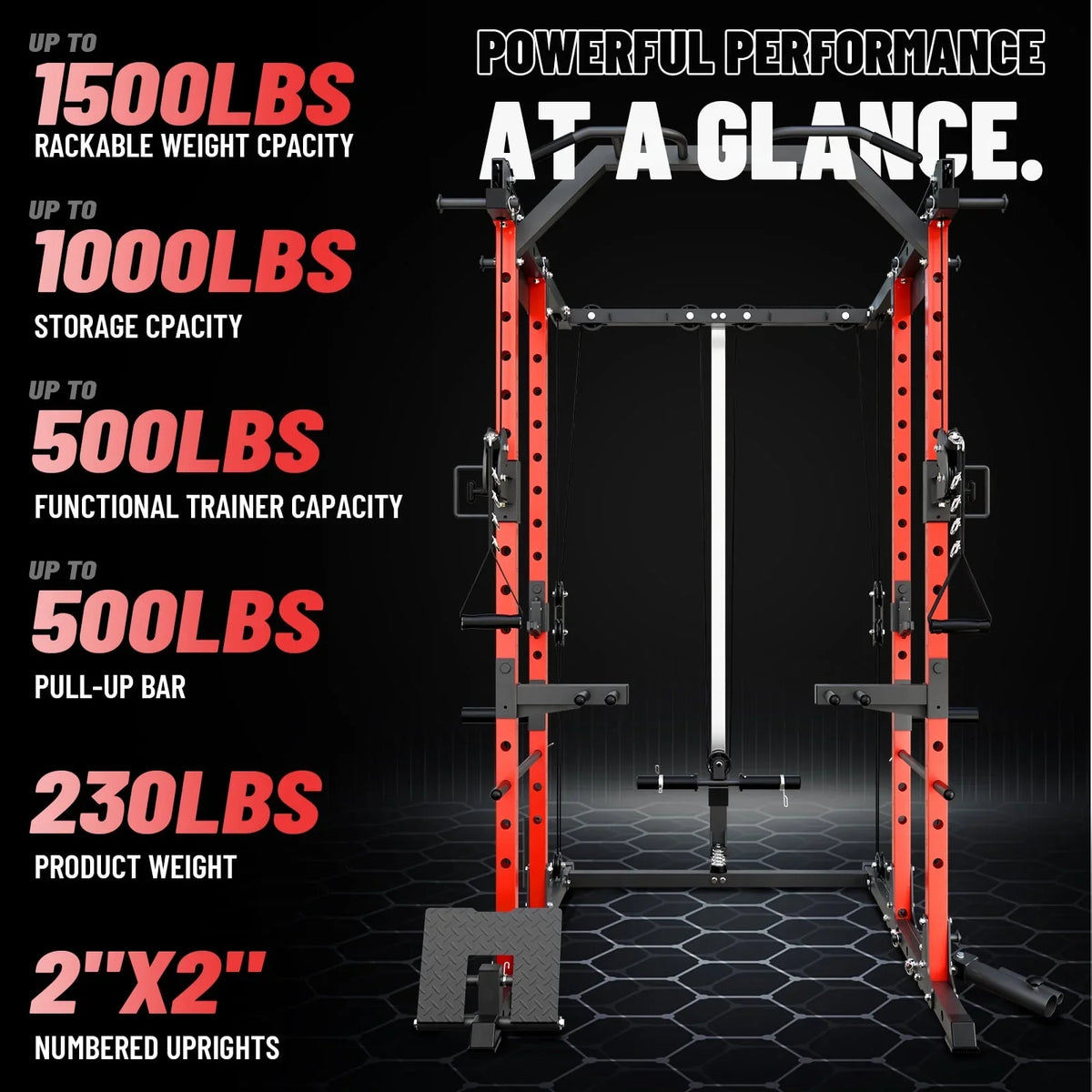 K6 Power Rack All-In-One Home Gym