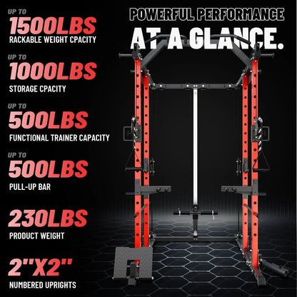 K6 Power Rack All-In-One Home Gym