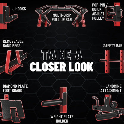 K6 Power Rack All-In-One Home Gym