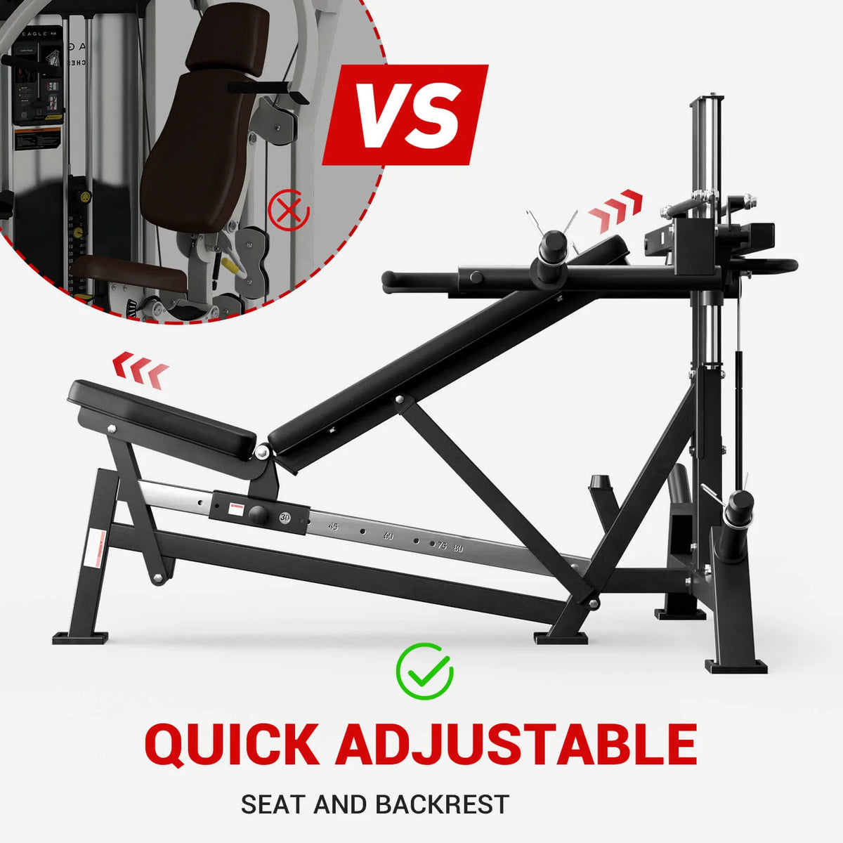 3-In-1 Bench Press Shoulder Press Machine V7