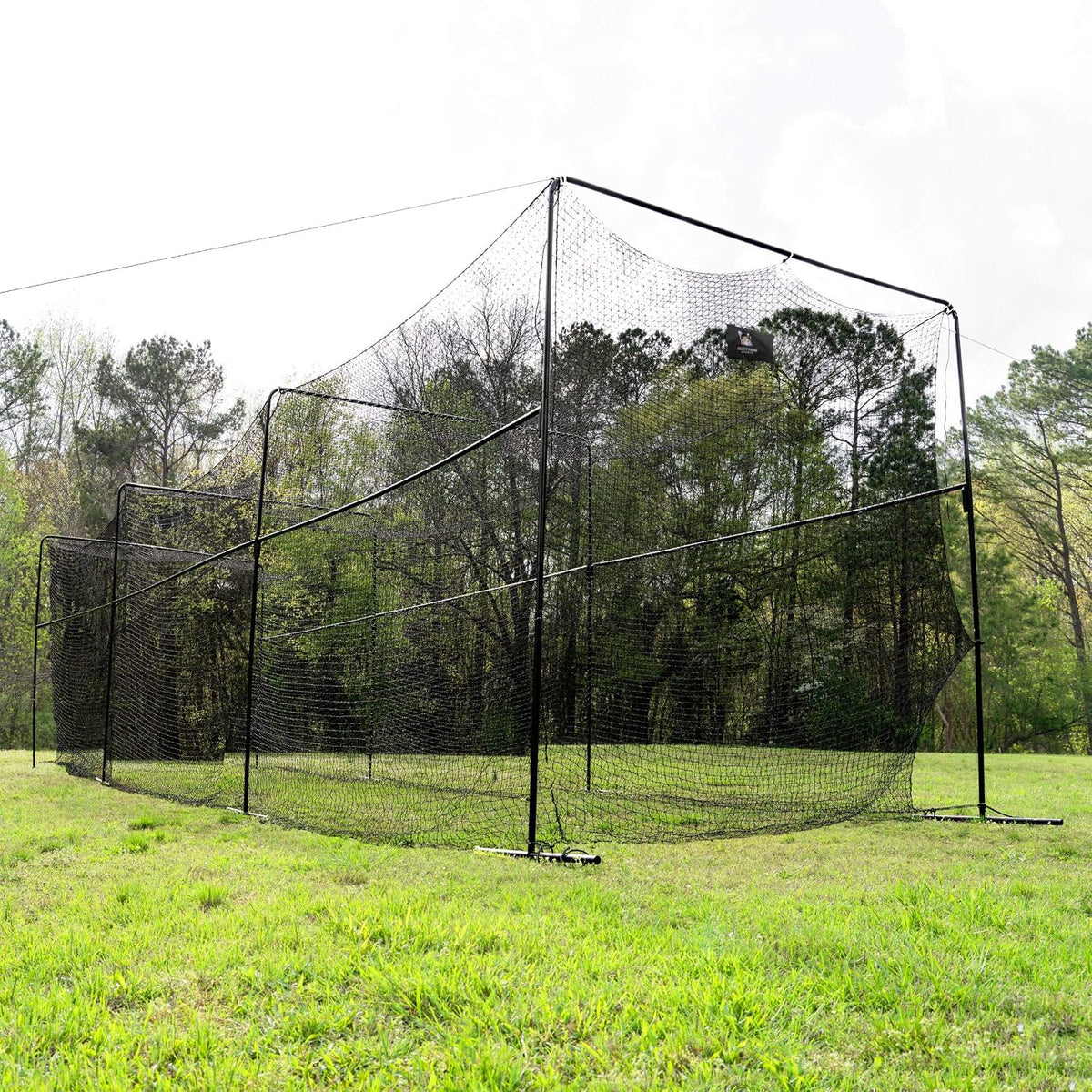 40 Foot Collapsable Batting Cage, Perfect Baseball Batting Cage, Softball Batting Cage, Complete Package with Frame and Netting. Freestanding Portable Batting Cage for Backyard