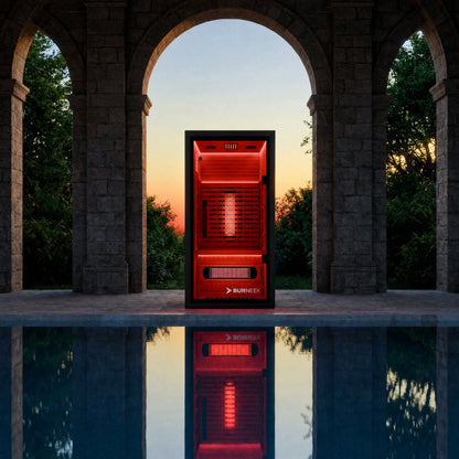 Burneek® Onyxeek: 1-Person Full-Spectrum Quartz Infrared Sauna