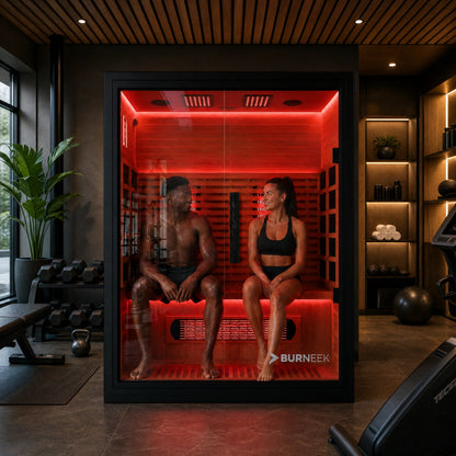 Burneek® Onyxeek: 1-Person Full-Spectrum Quartz Infrared Sauna