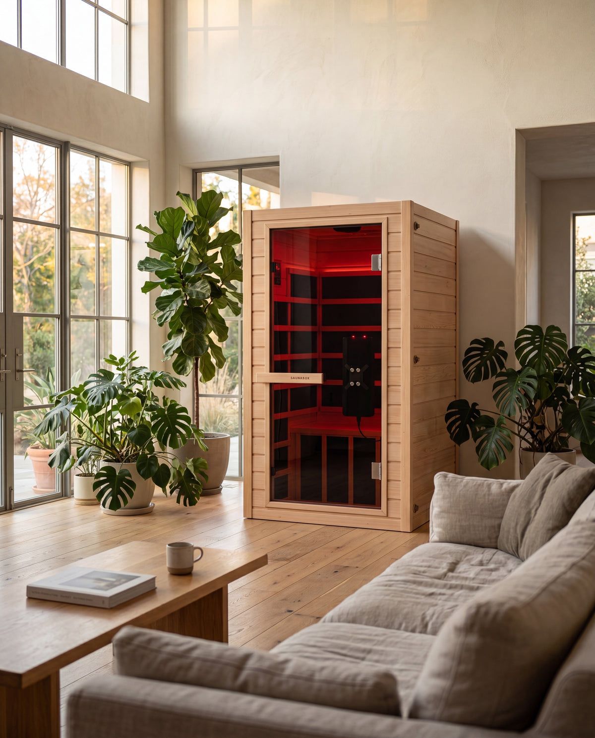 ® Solara: 1-Person Full Spectrum Infrared Sauna