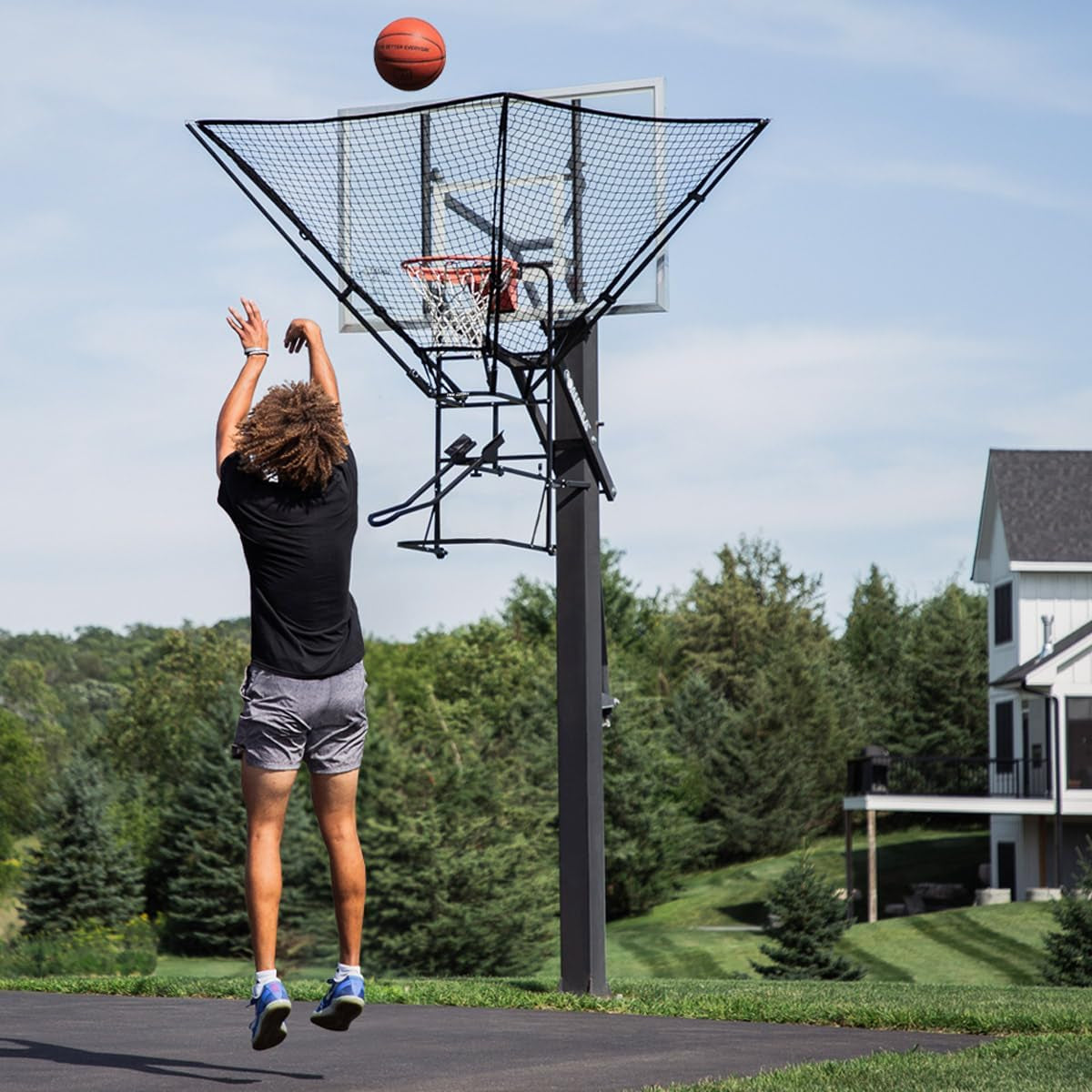 IC3 Basketball Shot Trainer Rebounder with Net Return System