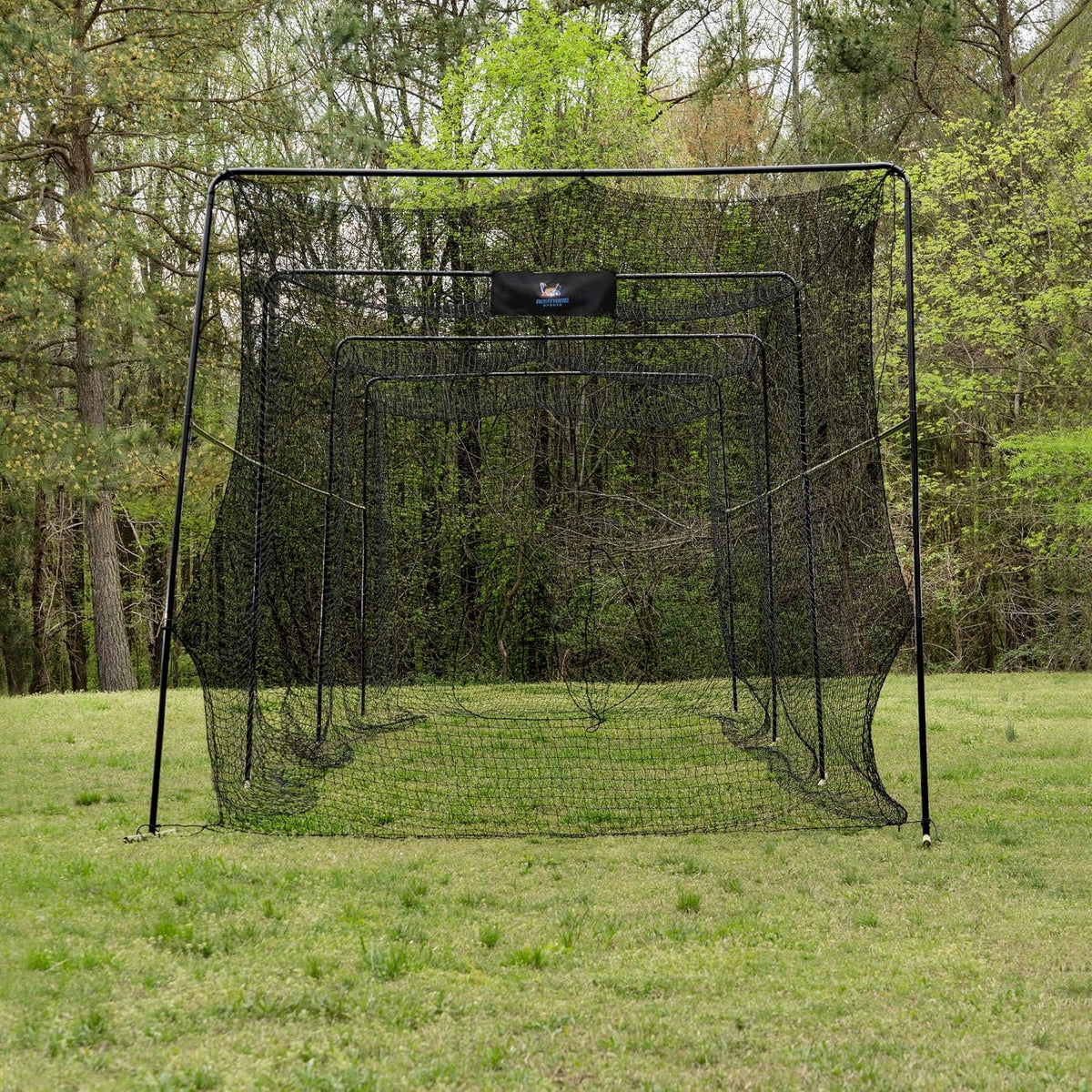 40 Foot Collapsable Batting Cage, Perfect Baseball Batting Cage, Softball Batting Cage, Complete Package with Frame and Netting. Freestanding Portable Batting Cage for Backyard