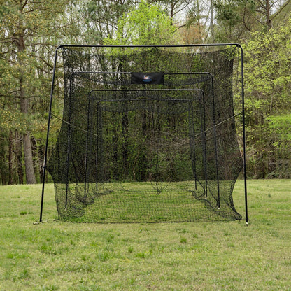 40 Foot Collapsable Batting Cage, Perfect Baseball Batting Cage, Softball Batting Cage, Complete Package with Frame and Netting. Freestanding Portable Batting Cage for Backyard