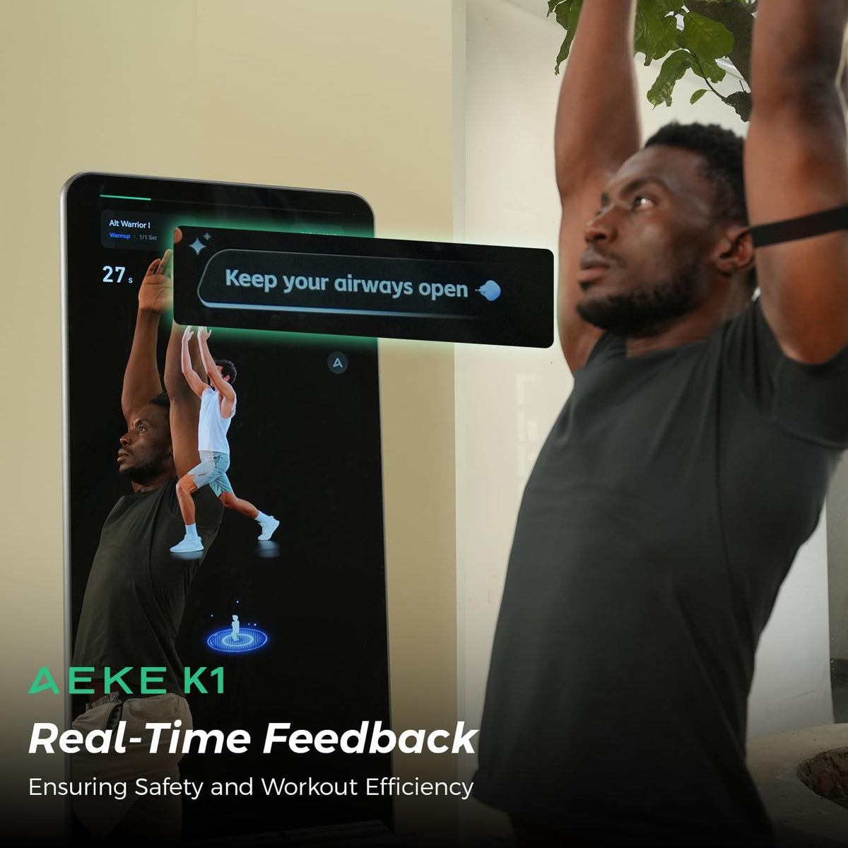 K1 Smart Home Gym System+Yoga Mat