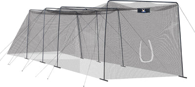 Full 40 and 60 Foot Batting Cage. Perfect Baseball Batting Cage, Softball Batting Cage, Complete Package with Frame and Netting