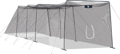 Full 40 and 60 Foot Batting Cage. Perfect Baseball Batting Cage, Softball Batting Cage, Complete Package with Frame and Netting