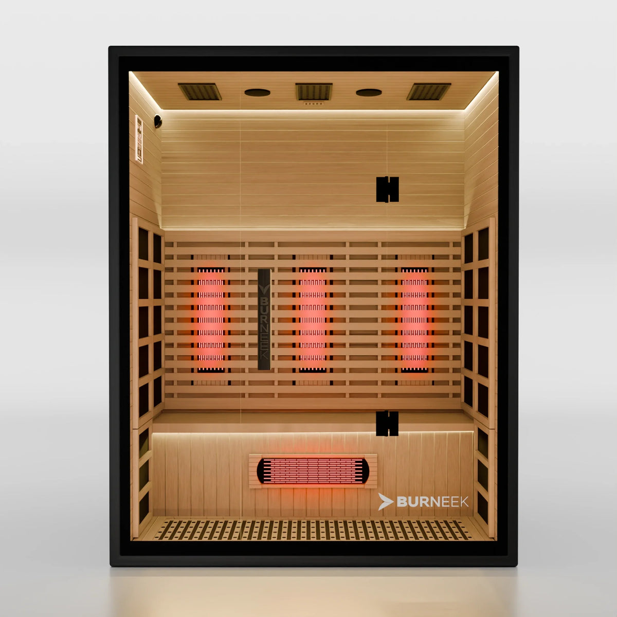 Burneek® Onyxeek: 3-Person Full-Spectrum Quartz Infrared Sauna