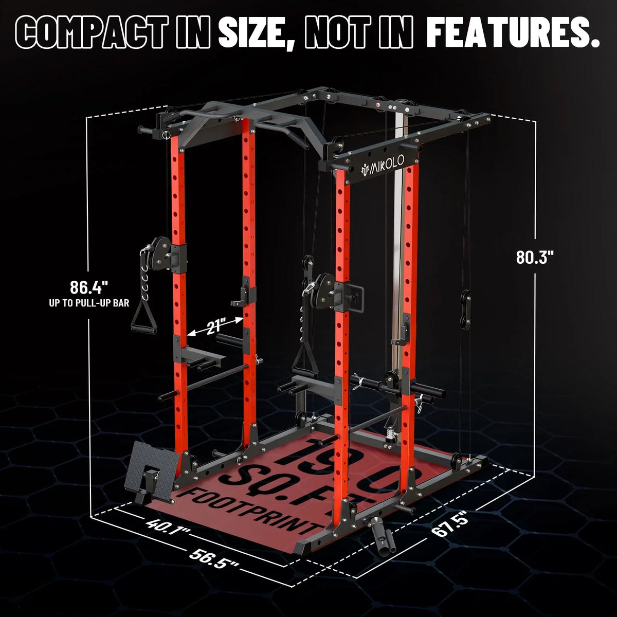 K6 Power Rack All-In-One Home Gym
