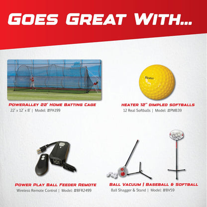 Sports Softball Pitching Machine with 9 Ball Automatic Feeder