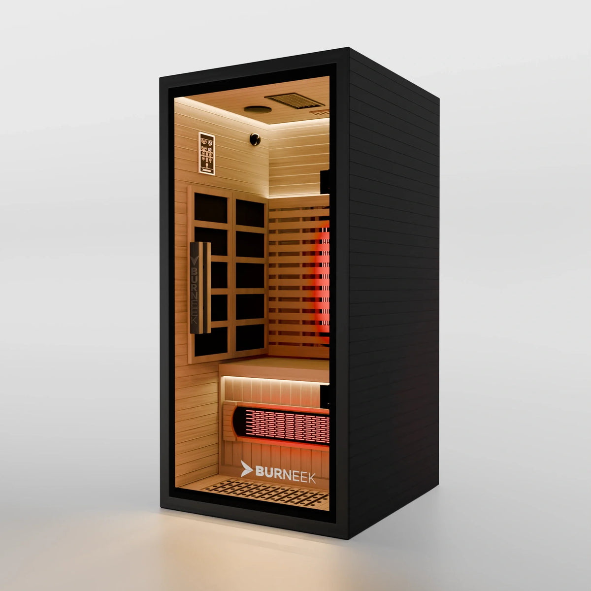 Burneek® Onyxeek: 1-Person Full-Spectrum Quartz Infrared Sauna
